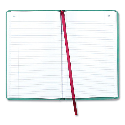National Tuff Series Record Book, Green Cover, 12 x 7.5 Sheets, 150 Sheets/Book (REDA66150R)