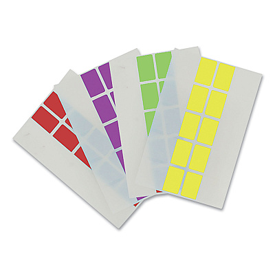 Redi-Tag Removable Page Flags, Red/Blue/Green/Yellow/Purple, 100/Color, 500/Pack (RTG76825)