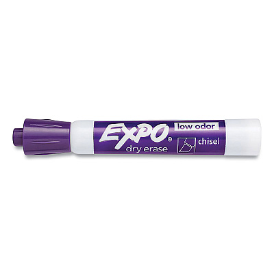 EXPO Dry Erase Marker, Broad Chisel Tip, Assorted Colors, 8/Pack (SAN1927524)