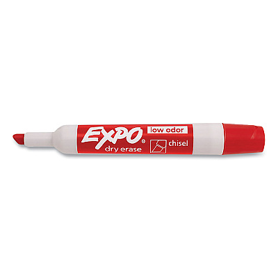 EXPO Dry Erase Marker, Broad Chisel Tip, Assorted Colors, 8/Pack (SAN1927524)