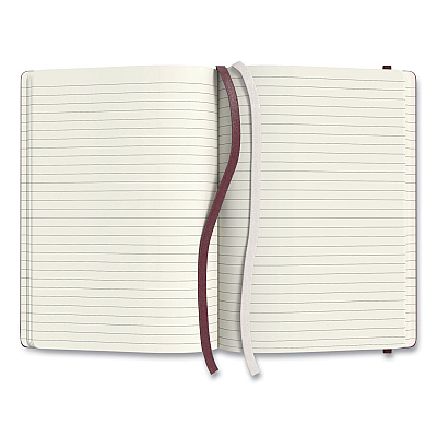 TRU RED Hardcover Business Journal, 1-Subject, Narrow Rule, Purple Cover, (96) 8 x 5.5 Sheets (TUD24383515)
