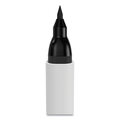 TRU RED Dry Erase Marker, Pen-Style, Extra-Fine Bullet Tip, Black, Dozen (TUD24402806)