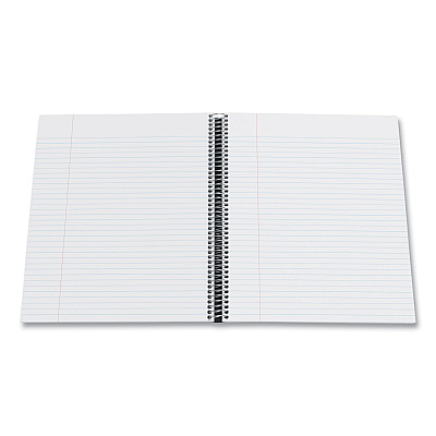 TRU RED Three-Subject Notebook, Twin-Wire, Medium/College Rule, Blue Cover, (150) 11 x 8.5 Sheets (TUD24423013)