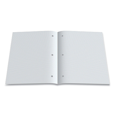 TRU RED Wireless One-Subject Notebook, Quadrille Rule, Green Cover, (80) 11 x 8.5 Sheets (TUD24423015)