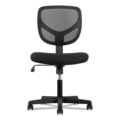 Sadie 1-Oh-One Mid-Back Task Chairs, Supports Up to 250 lb, 17" to 22" Seat Height, Black (BSXVST101)