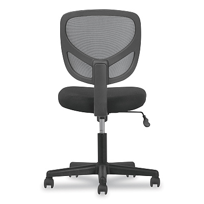 Sadie 1-Oh-One Mid-Back Task Chairs, Supports Up to 250 lb, 17" to 22" Seat Height, Black (BSXVST101)