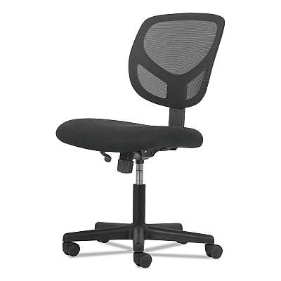 Sadie 1-Oh-One Mid-Back Task Chairs, Supports Up to 250 lb, 17" to 22" Seat Height, Black (BSXVST101)