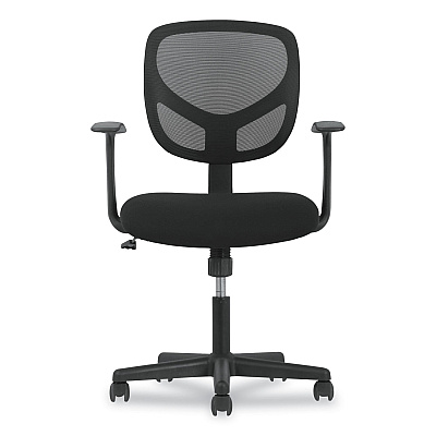 Sadie 1-Oh-Two Mid-Back Task Chairs, Supports Up to 250 lb, 17" to 22" Seat Height, Black (BSXVST102)