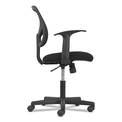 Sadie 1-Oh-Two Mid-Back Task Chairs, Supports Up to 250 lb, 17" to 22" Seat Height, Black (BSXVST102)