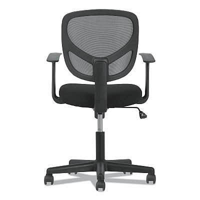 Sadie 1-Oh-Two Mid-Back Task Chairs, Supports Up to 250 lb, 17" to 22" Seat Height, Black (BSXVST102)