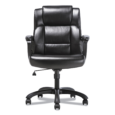 Sadie Mid-Back Executive Chair, Supports Up to 225 lb, 19" to 23" Seat Height, Black (BSXVST305)