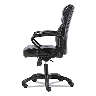 Sadie Mid-Back Executive Chair, Supports Up to 225 lb, 19" to 23" Seat Height, Black (BSXVST305)