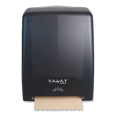 Morcon Tissue Valay Proprietary Roll Towel Dispenser, 11.75 x 8.5 x 14, Black (MORVT1008)