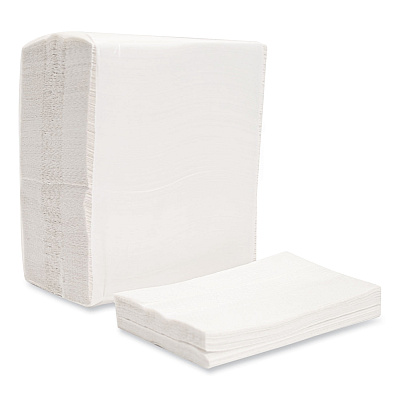 Morcon Tissue Morsoft Dispenser Napkins, 1-Ply, 6 x 13, White, 500/Pack, 20 Packs/Carton (MORD20500)