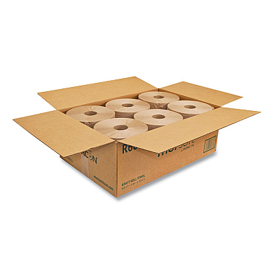 Morcon Tissue Morsoft Universal Roll Towels, 1-Ply, 8" x 800 ft, Brown, 6 Rolls/Carton (MORR6800)
