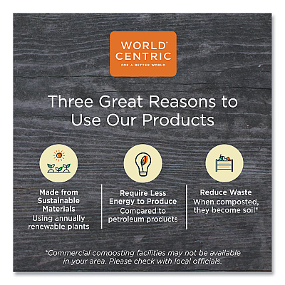 World Centric 100 Percent PCW Recycled Paper Towels, 1-Ply, 9 x 9, Natural, 250/Pack, 16 Packs/Carton (WORTWPAMF)