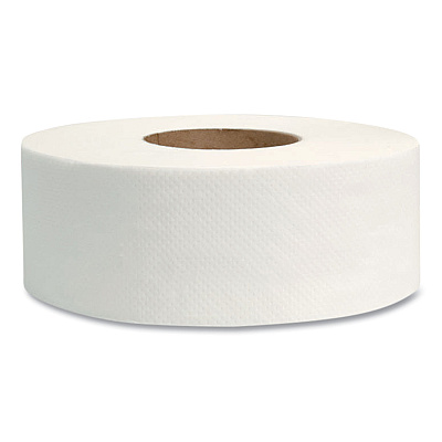 Morcon Tissue Jumbo Bath Tissue, Septic Safe, 2-Ply, White, 3.3" x 500 ft, 12/Carton (MOR129X)
