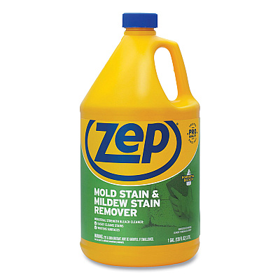 Zep Commercial Mold Stain and Mildew Stain Remover, 1 gal, 4/Carton (ZPEZUMILDEW128C)