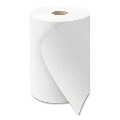 Morcon Tissue 10 Inch Roll Towels, 1-Ply, 10" x 800 ft, White, 6 Rolls/Carton (MORW106)