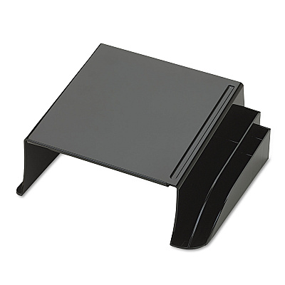 Officemate 2200 Series Telephone Stand, 12.25 x 10.5 x 5.25, Black (OIC22802)