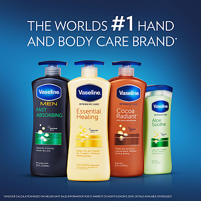 Vaseline Intensive Care Essential Healing Body Lotion, 3.4 oz Squeeze Tube, 12/Carton (UNI04448CT)