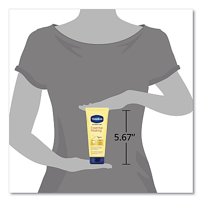 Vaseline Intensive Care Essential Healing Body Lotion, 3.4 oz Squeeze Tube (UNI04448EA)