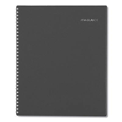 AT-A-GLANCE DayMinder Academic Weekly/Monthly Desktop Planner, 11 x 8.5, Charcoal Cover, 12-Month (July to June): 2025 to 2026 (AYC52045)