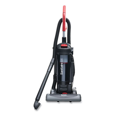 Sanitaire FORCE QuietClean Upright Vacuum SC5845B, 15" Cleaning Path, Black (EURSC5845D)