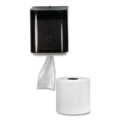 Kimberly-Clark In-Sight Sr. Center Pull Dispenser, 10.65 x 10 x 12.5, Smoke (KCC09335)