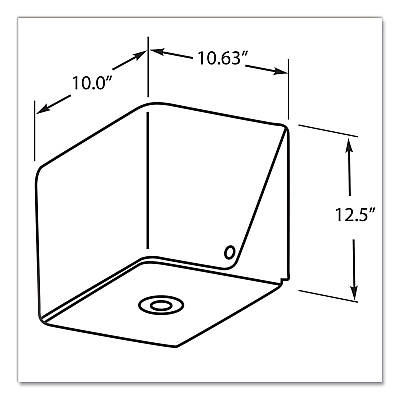 Kimberly-Clark In-Sight Sr. Center Pull Dispenser, 10.65 x 10 x 12.5, Smoke (KCC09335)