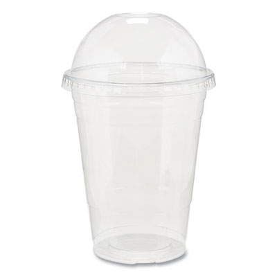Dixie Clear Plastic PETE Cups, 16 oz, 50/Sleeve, 20 Sleeves/Carton (DXECPET16)