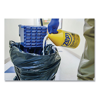Zep Commercial Wet Look Floor Polish, 1 gal, 4/Carton (ZPEZUWLFF128CT)