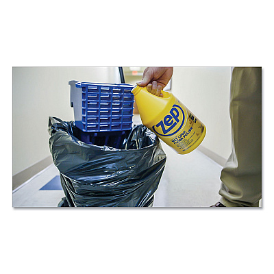 Zep Commercial Wet Look Floor Polish, 1 gal, 4/Carton (ZPEZUWLFF128CT)