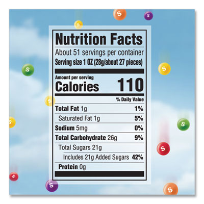 Skittles Chewy Candy, 54 oz Bag, Original (SKT24552)