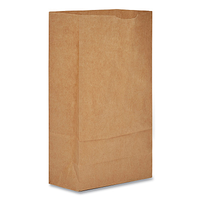 General Grocery Paper Bags, #6 Size, 6" x 3.63" x 11.06", Natural, 500/Bundle (BAGGK6500)
