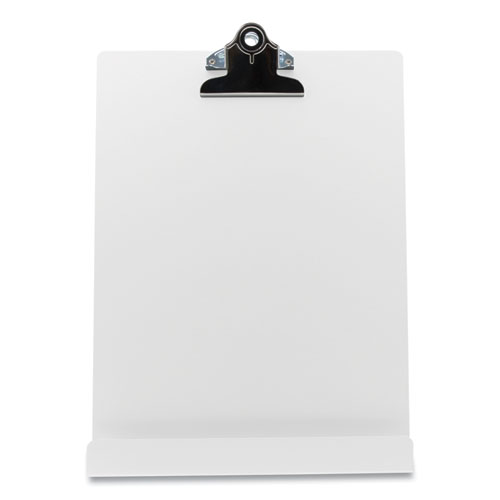 Saunders Free Standing Clipboard and Tablet Stand, 1" Clip Capacity, Letter Size: Holds 8.5 x 11 Sheets, White (22522)