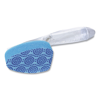 Scotch-Brite Scrub Dots Non-Scratch Dishwand, Blue, 4/Box (MMM6904BX)
