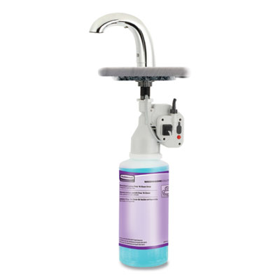 Rubbermaid Commercial One Shot Soap Dispenser - Touch Free, Liquid, 9.75 X 13.75 X 2.88, Polished Chrome, 4/carton (RCP402241CT)