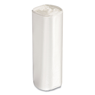 Inteplast Group High-Density Commercial Can Liner Value Pack, 60 gal, 19 mic, 38" x 58", Clear, Interleaved Roll, 25 Bags/Roll, 6 Rolls/CT (IBSVALH3860N22)