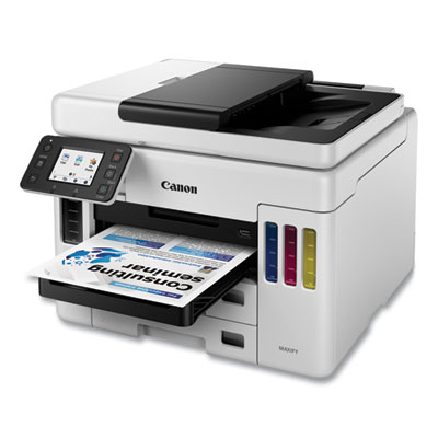 Canon MAXIFY GX7020 Wireless MegaTank All-in-One Inkjet Printer, Copy/Fax/Print/Scan (CNM4471C002)