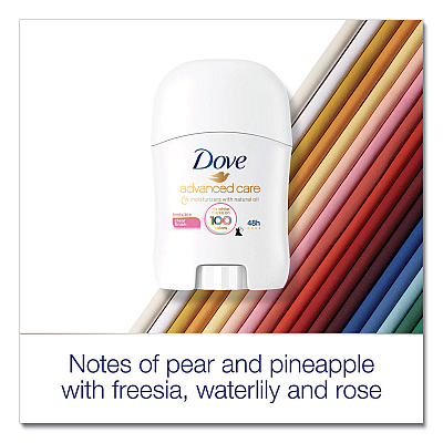 Dove Invisible Solid Antiperspirant Deodorant, Floral Scent, 0.5 oz (UNI66801EA)