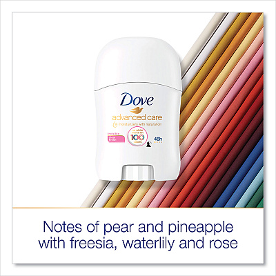 Dove Invisible Solid Antiperspirant Deodorant, Floral Scent, 0.5 oz, 36/Carton (UNI66801CT)