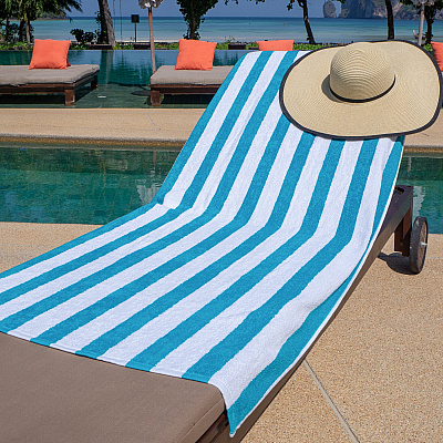 Cali-cabana Beach Towels 30x60 Blue, Case Of 32 (CALICABANA-BLU-CS)