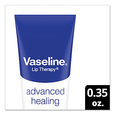 Vaseline Lip Therapy Advanced Lip Balm, Original, 0.35 oz Tube, 72/Carton (UNI75000CT)