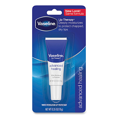 Vaseline Lip Therapy Advanced Lip Balm, Original, 0.35 oz Tube (UNI75000EA)