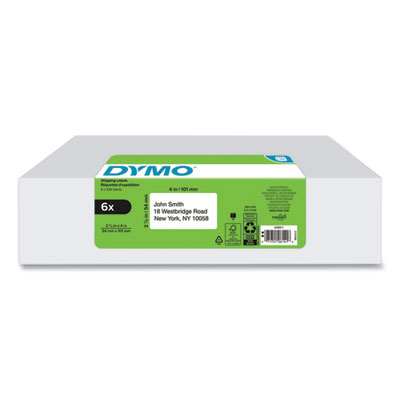 DYMO LW Shipping Labels, 2.13" x 4", White, 220 Labels/Roll, 6 Rolls/Pack (2050811)