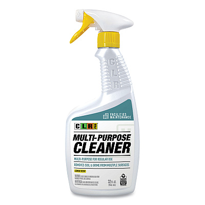 CLR PRO Multi-Purpose Cleaner, Lemon Scent, 32 oz Bottle, 6/Carton (JELFMMPC326PRO)
