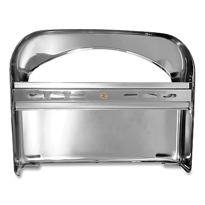 Boardwalk Toilet Seat Cover Dispenser, 16 x 3 x 11.5, Chrome (BWKKD200)