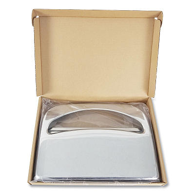 Boardwalk Toilet Seat Cover Dispenser, 16 x 3 x 11.5, Chrome (BWKKD200)