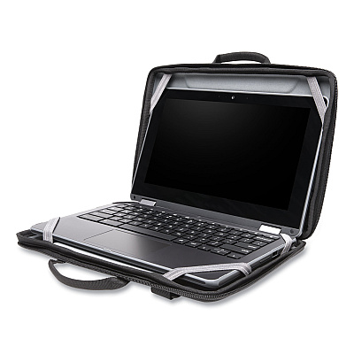 Kensington LS520 Stay-On Case for Chromebooks and Laptops, Fits Devices Up to 11.6", EVA/Water-Resistant, 13.2 x 1.6 x 9.3, Black (KMW60854)